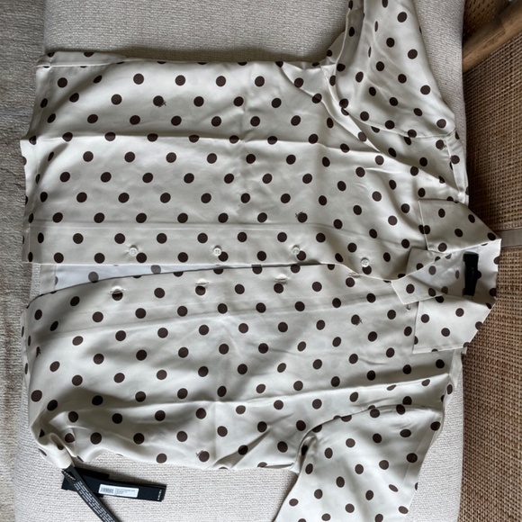 AMIRI Beige Polka Dot Bowling Shirt *Brand New* - Picture 3 of 3